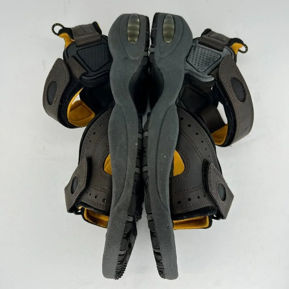 Nunn Bush Mens Gray Dual Comfort Adjustable Upper Straps Size 10M Sandals